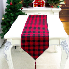 New Christmas decorations Christmas linen table flag table mat creative Christmas Plaid mat